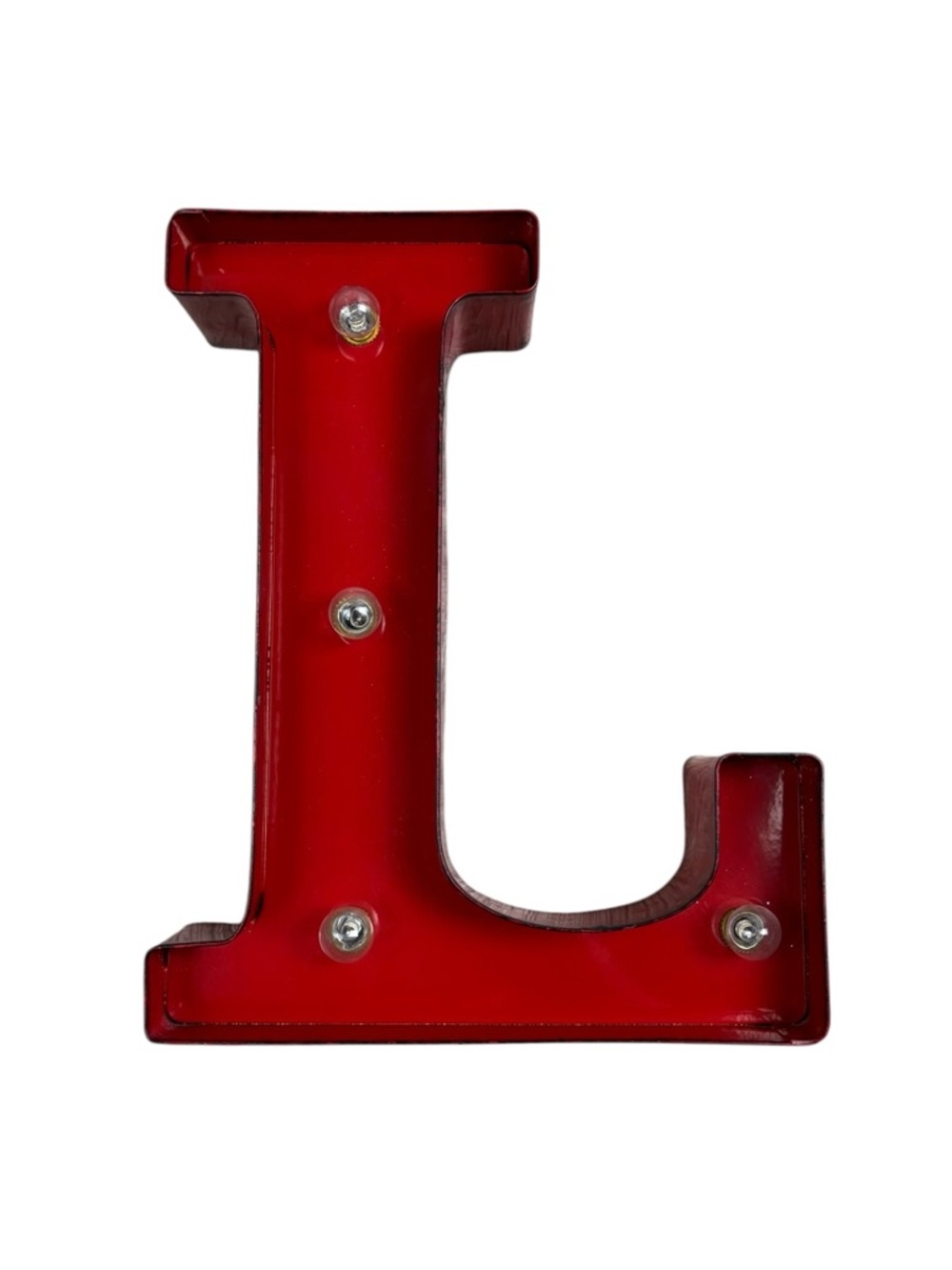 Light Up Letter L Wall Decor